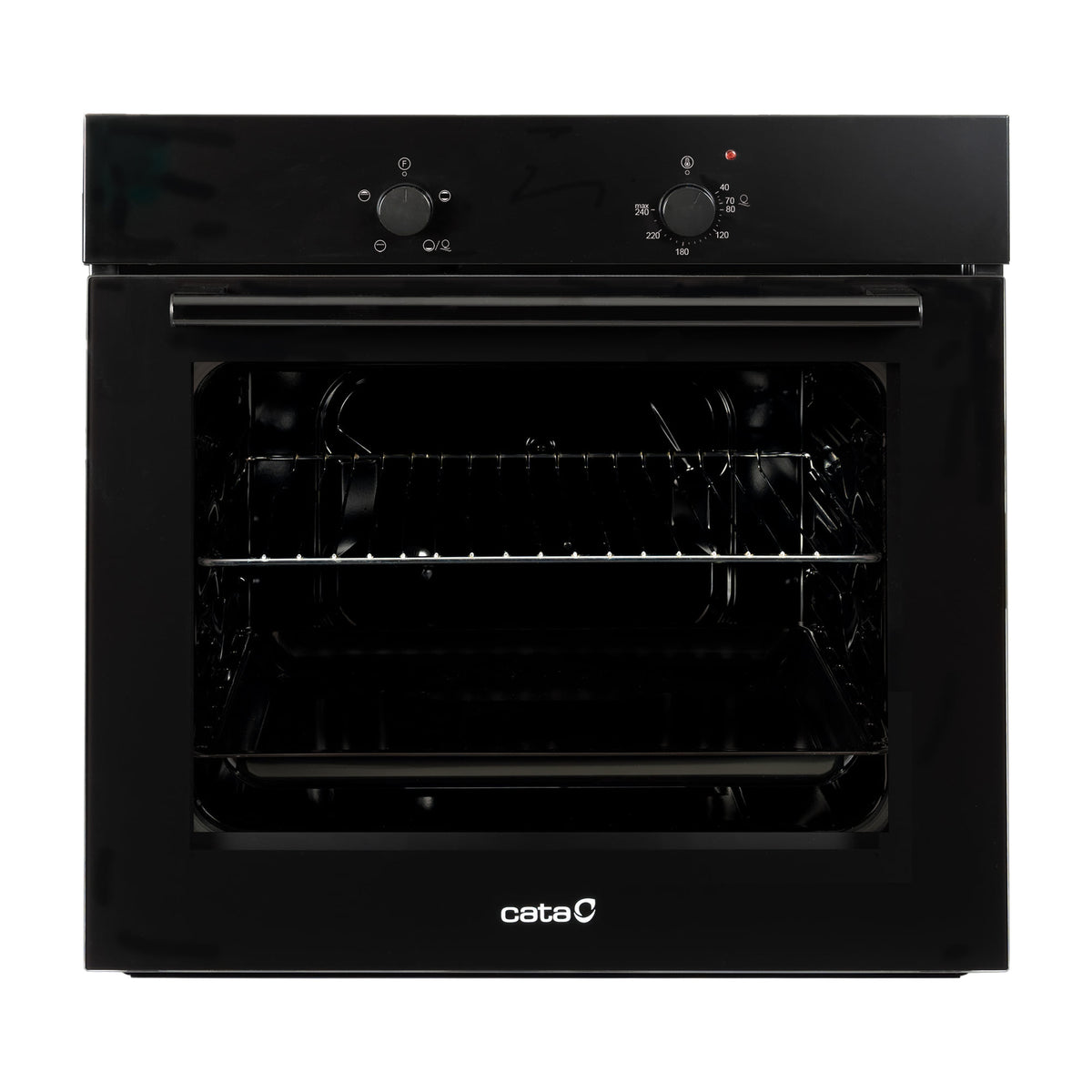 Horno convencional CATA SES 6004 BK, 62 l y limpieza AquaSmart