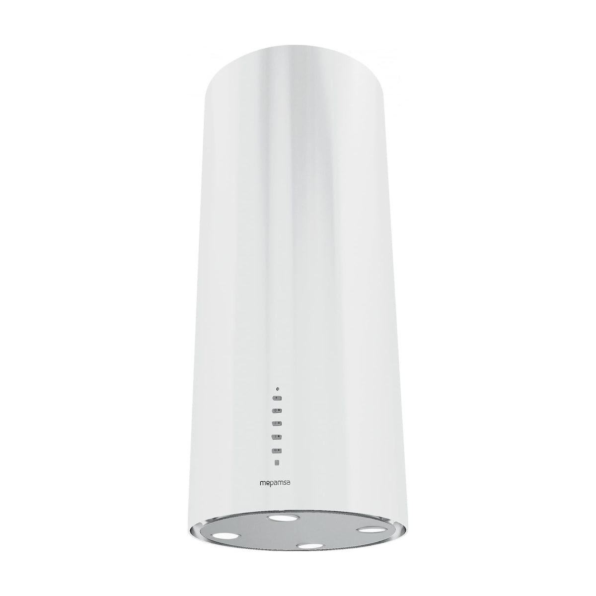 Campana de isla Mepamsa Cylindra Isla Pro Blanca, 37 cm, 660 m³/h