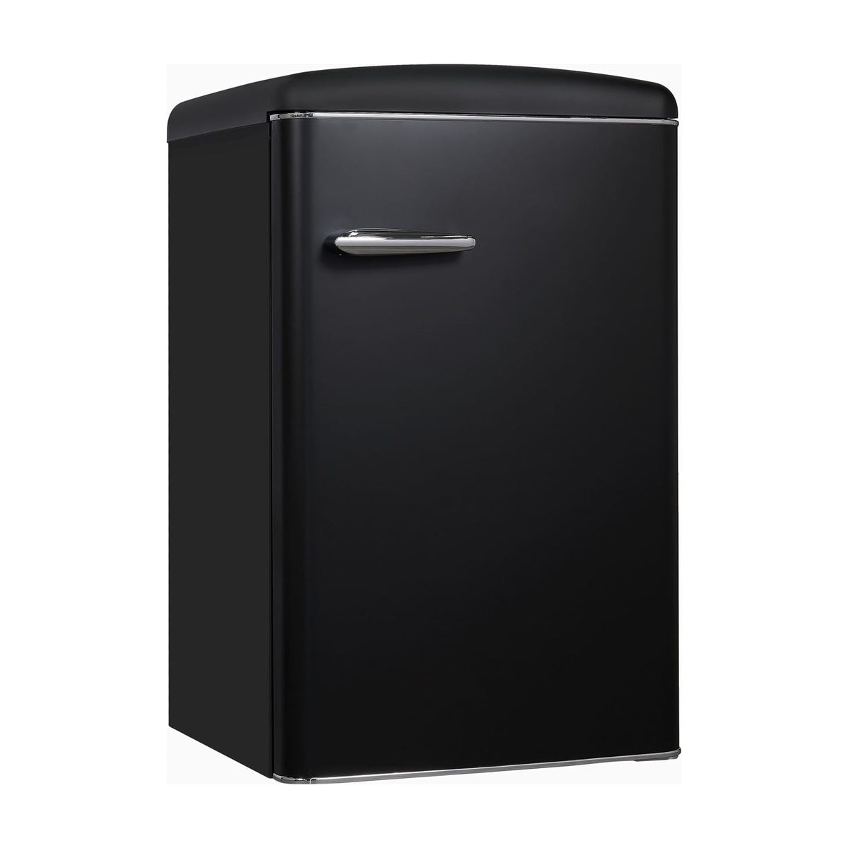 Frigorífico Exquisit RKS120-V-H-160E de 122 l, negro mate