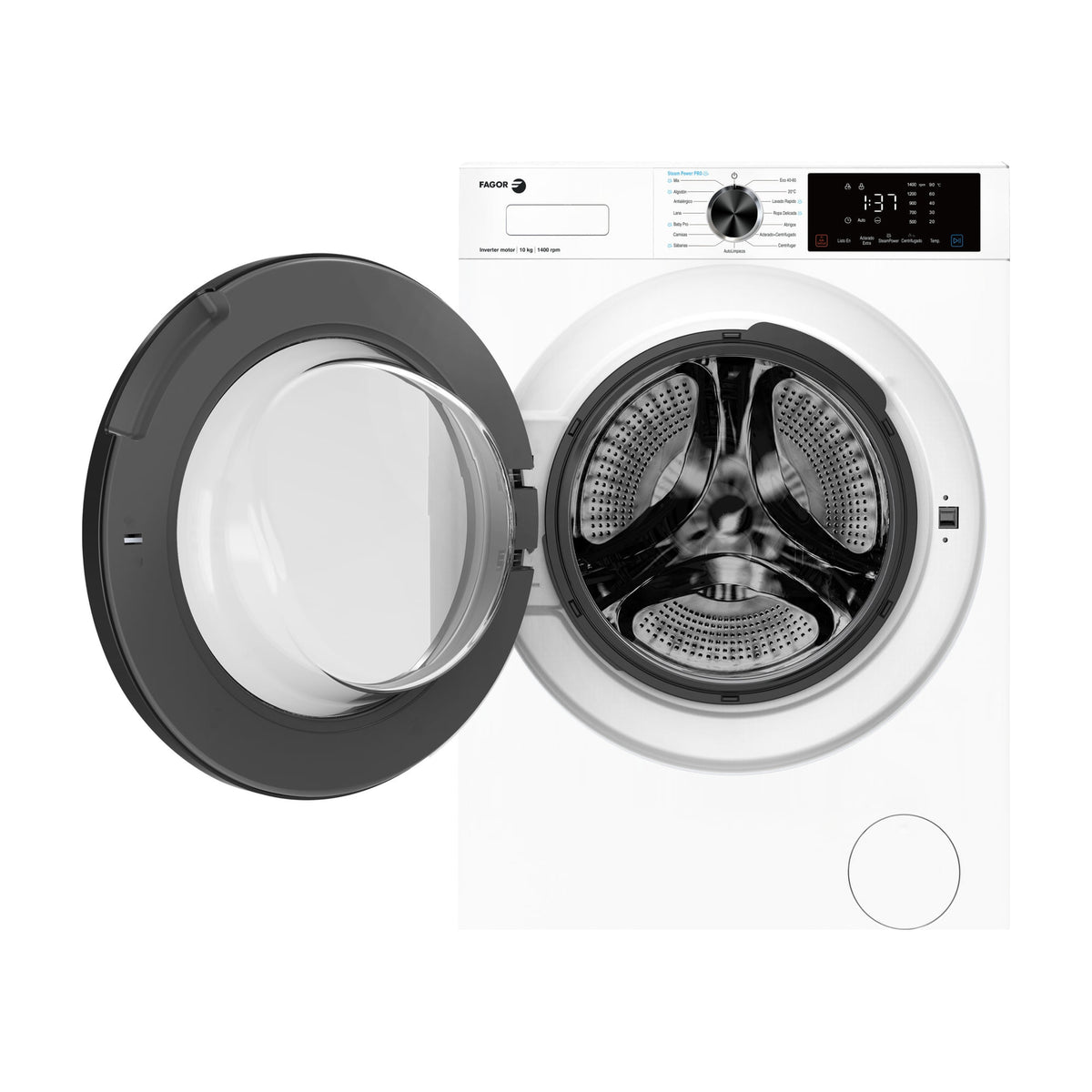 Lavadora Fagor 5FE-10714 de carga frontal, 10 kg y 1400 rpm