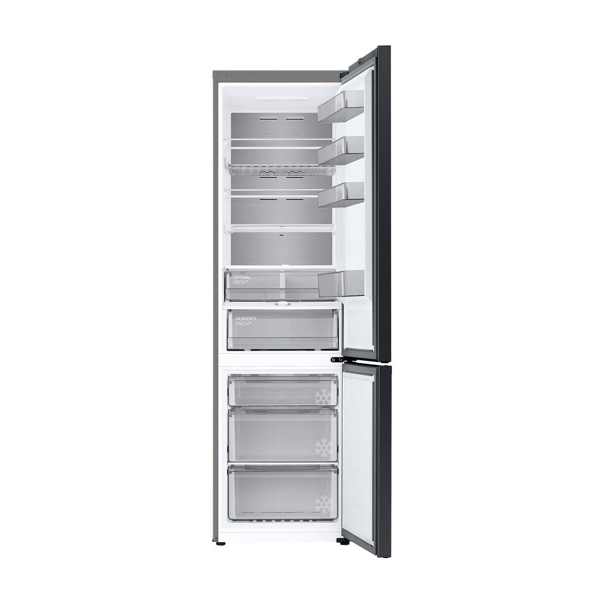 Frigorífico combi Samsung RB38C7B6A22/EF de 387 l, No Frost y clase A