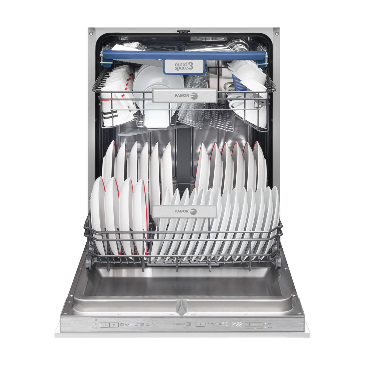 Lavavajillas integrable Fagor 4LVF-635ADIT, 14 cubiertos y AutoDoor