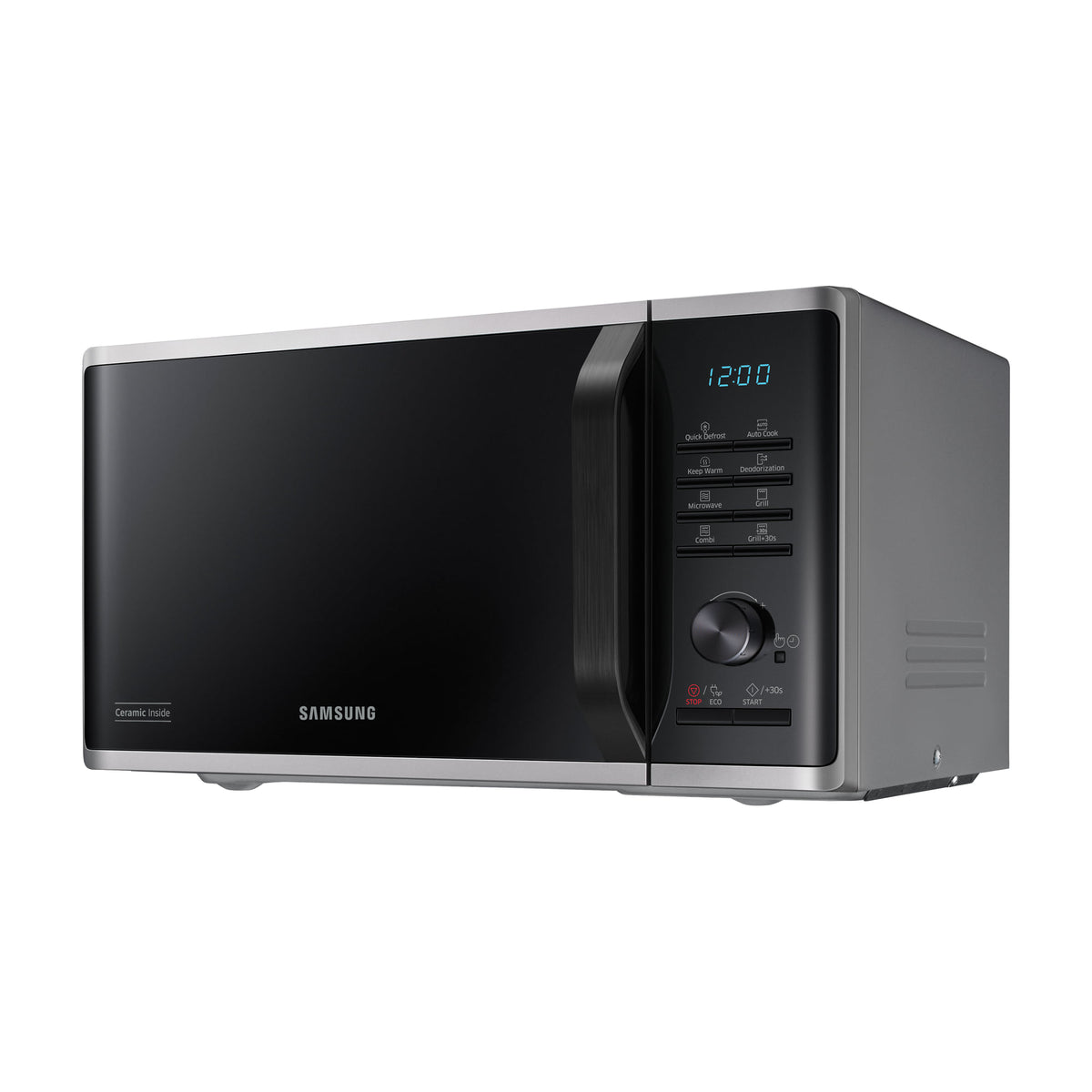 Microondas con grill Samsung MG23K3515AS/EC, 23 l y 800 W