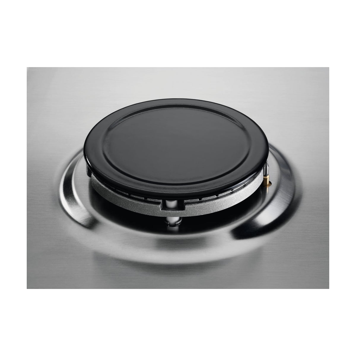 Placa de gas Electrolux KGS6404SX, 4 zonas y 60 cm, inox antihuellas