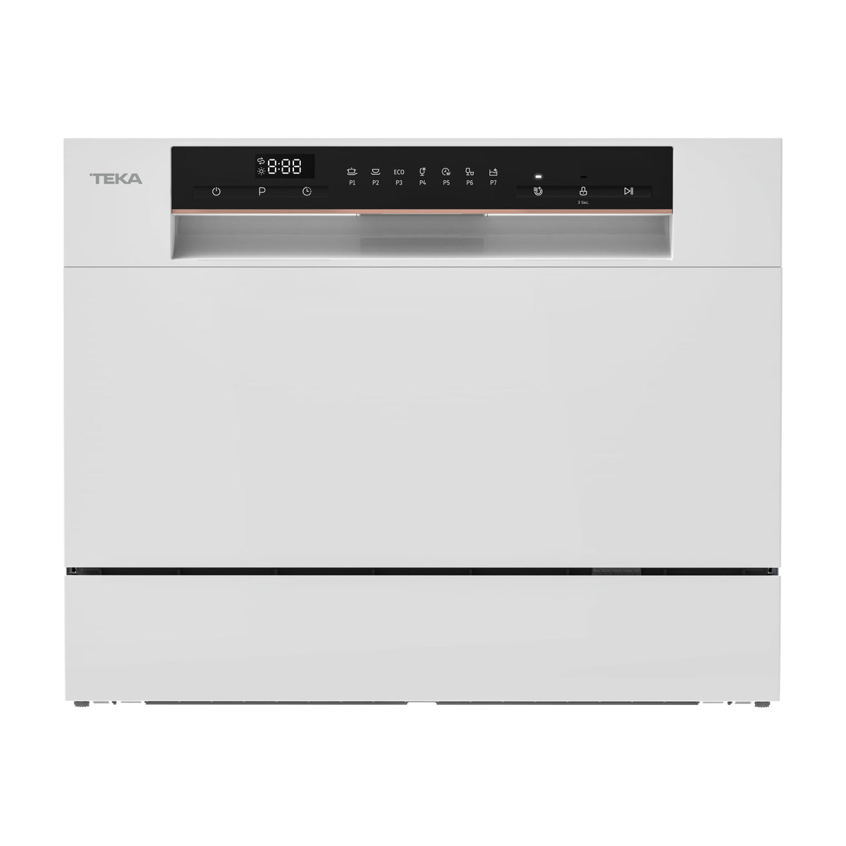 Lavavajillas compacto Teka LC 24700 WH, 6 cubiertos y 7 programas
