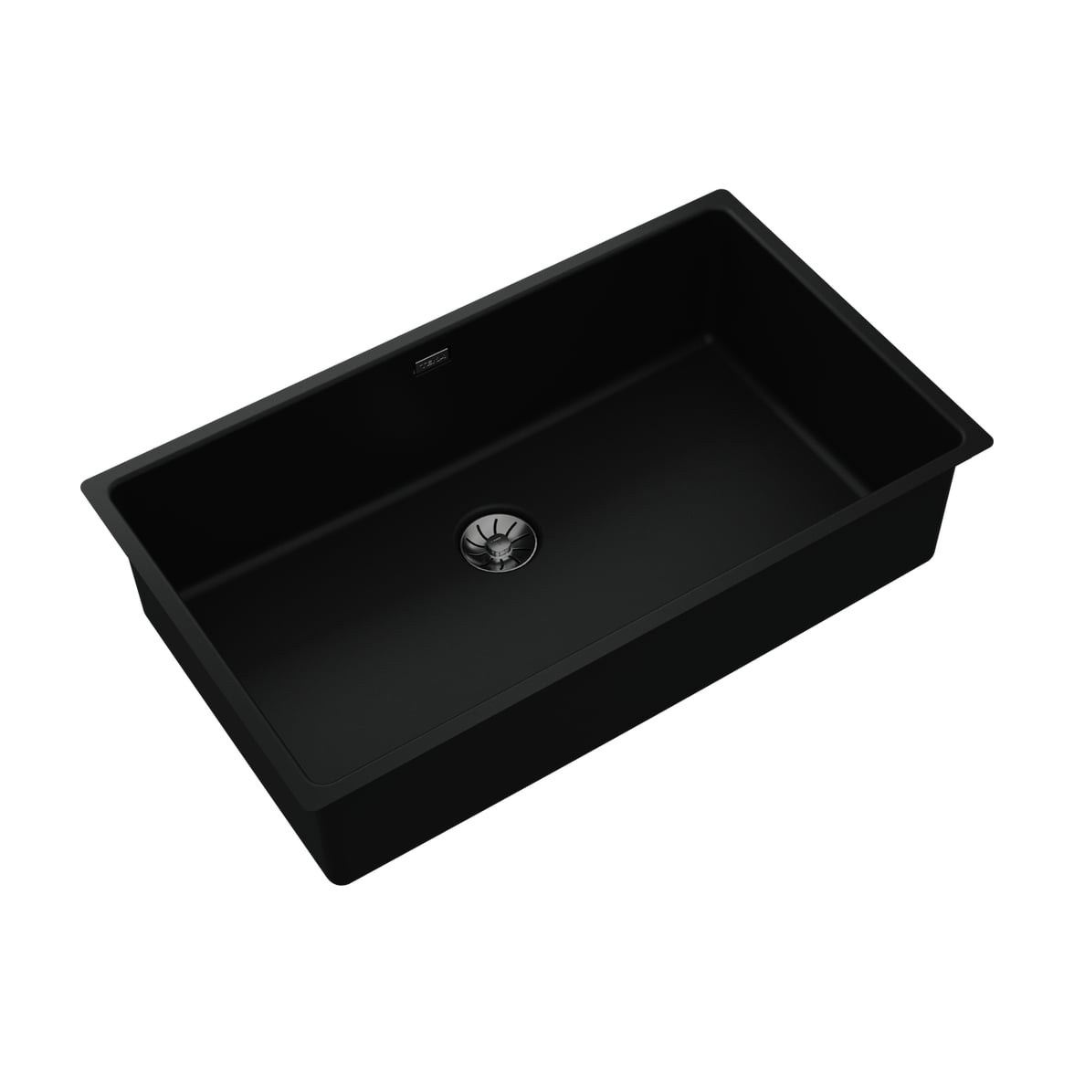 Fregadero Teka TopLine RS15 71.40 FullBlack de una cubeta, instalación 3 en 1