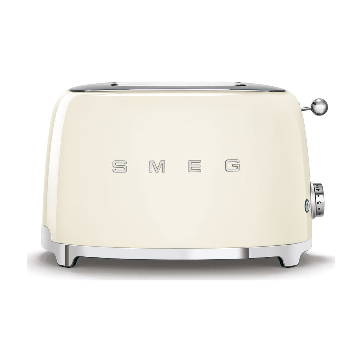 Tostadora Smeg TSF01CREU de 2 ranuras y 950 W, color crema