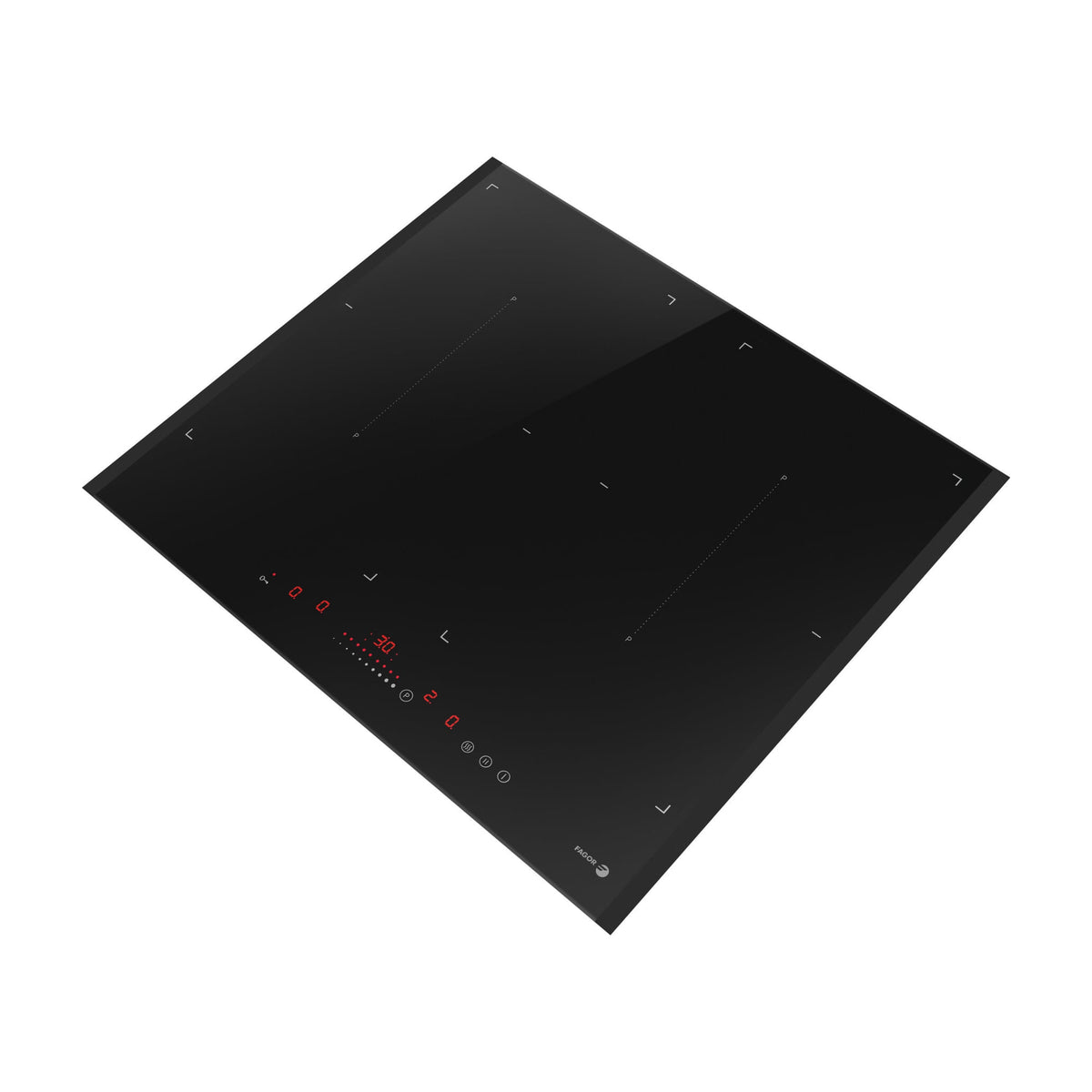 Placa de inducción Fagor Master 3IF-ZONE40BL con 4 zonas y FlexiSpace