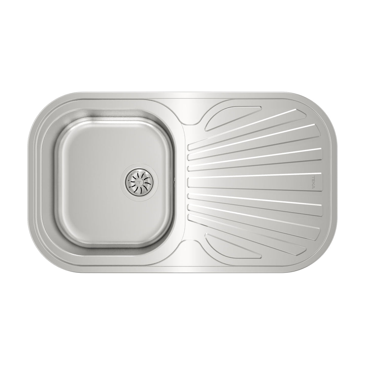 Fregadero Teka Stylo 1C 1E de inox con escurridor reversible