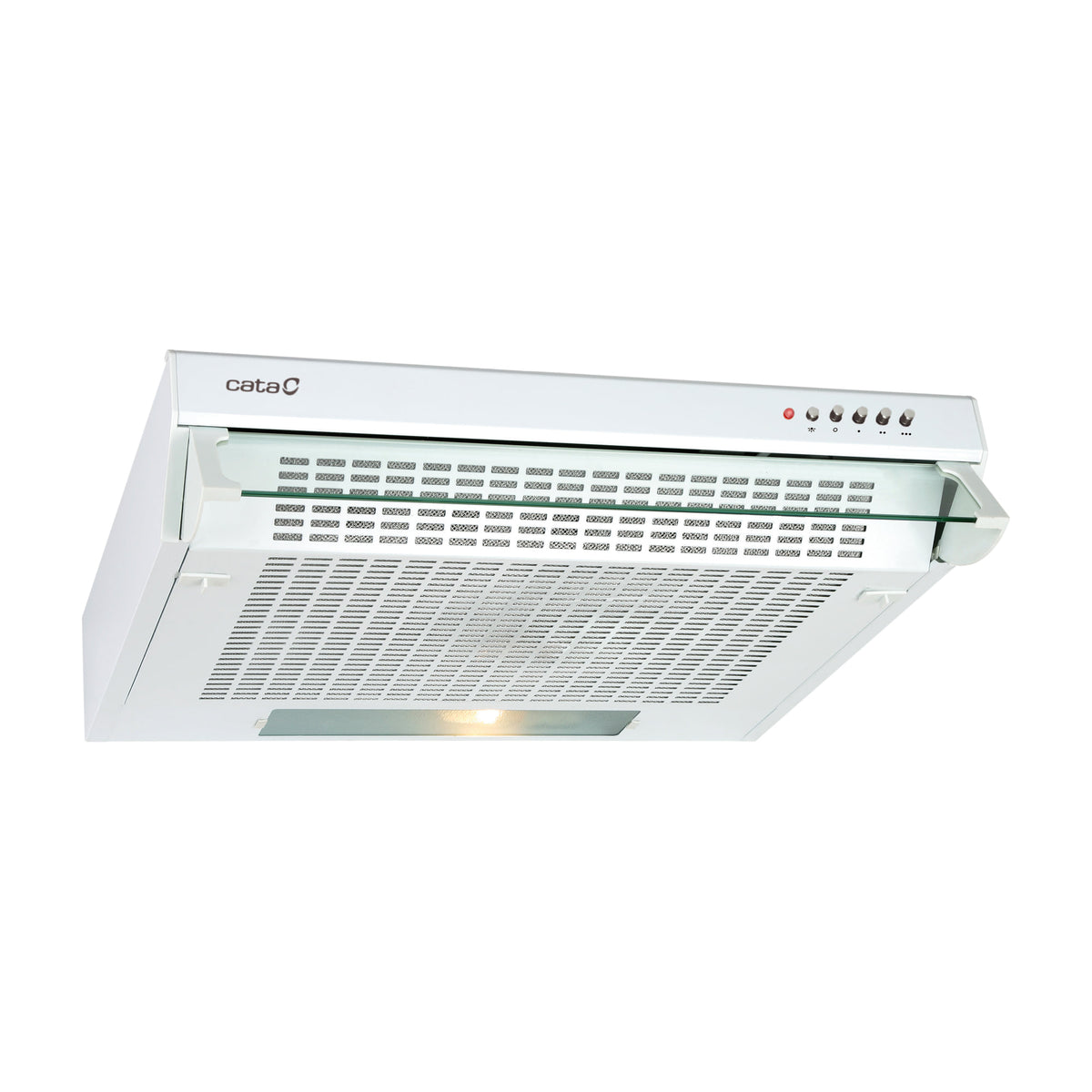 Campana convencional CATA FK SLIM 6000 WH blanca, 60 cm y LED
