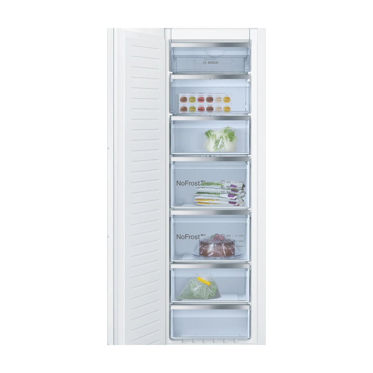 Congelador integrable Bosch GIN81VEE0 Total No Frost, 212 l