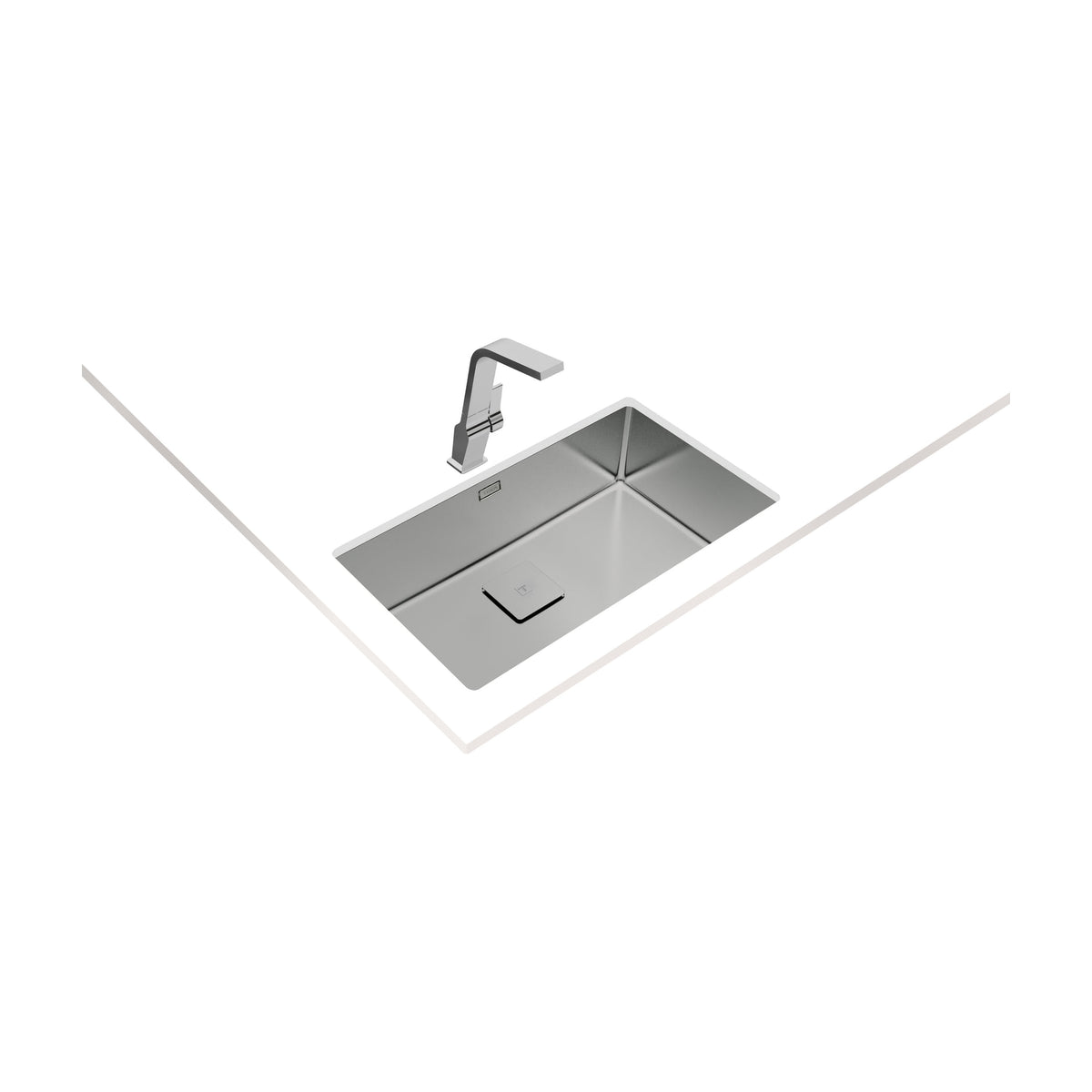 Fregadero Teka FlexLinea RS15 71.40 de una cubeta y triple instalación