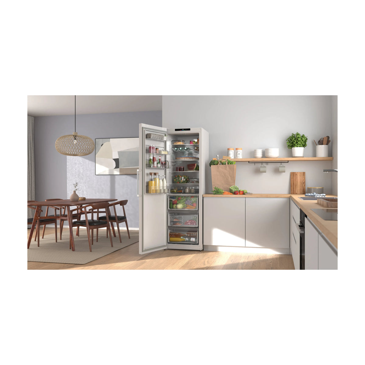 Frigorífico de una puerta Bosch KSN36VWDG, 402 l y VitaFresh XXL 0 °C