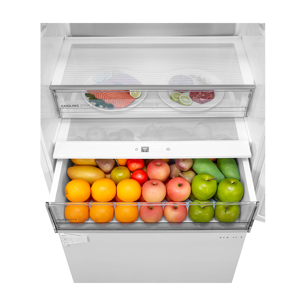 Frigorífico combi integrable Midea MDRE554FGD01, 403 l, Total No Frost