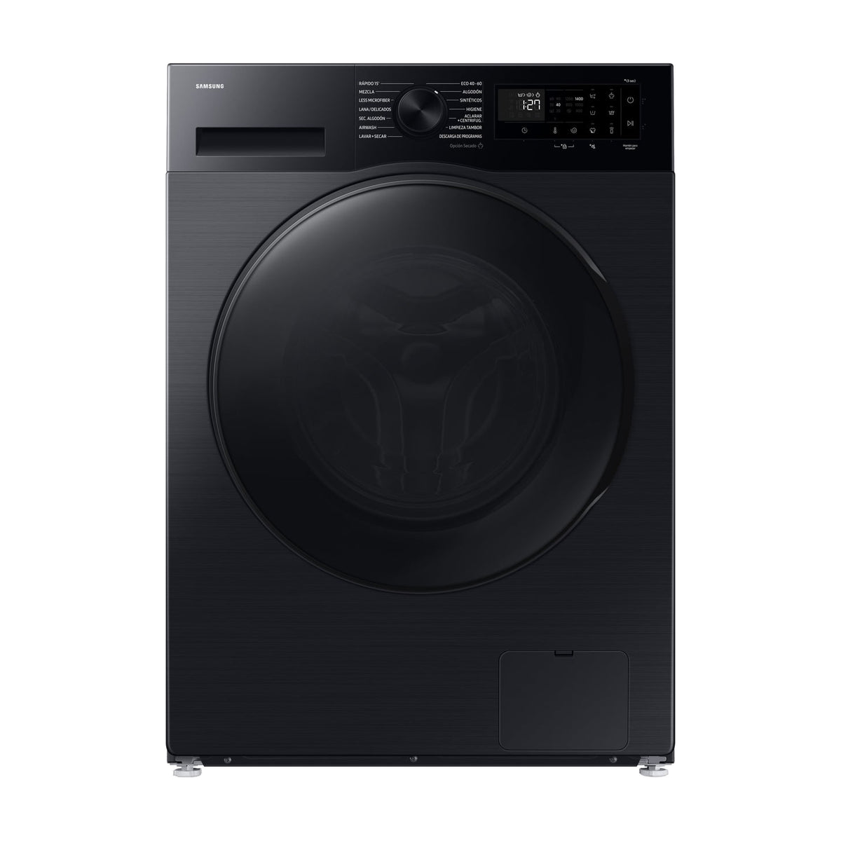 Lavasecadora Samsung WD11DG5B15BBEC de 11/6 kg, negra