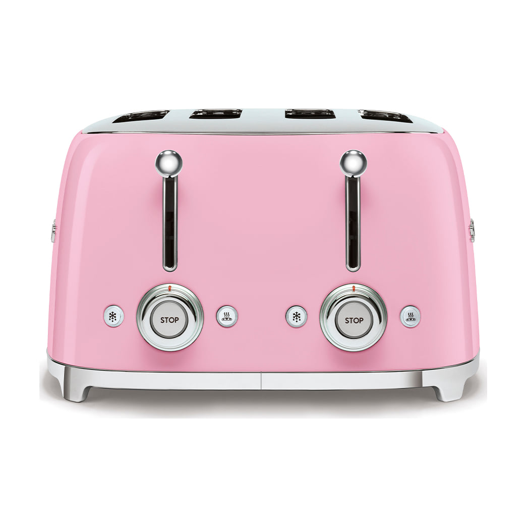 Tostadora Smeg TSF03PKEU de 4 ranuras, rosa