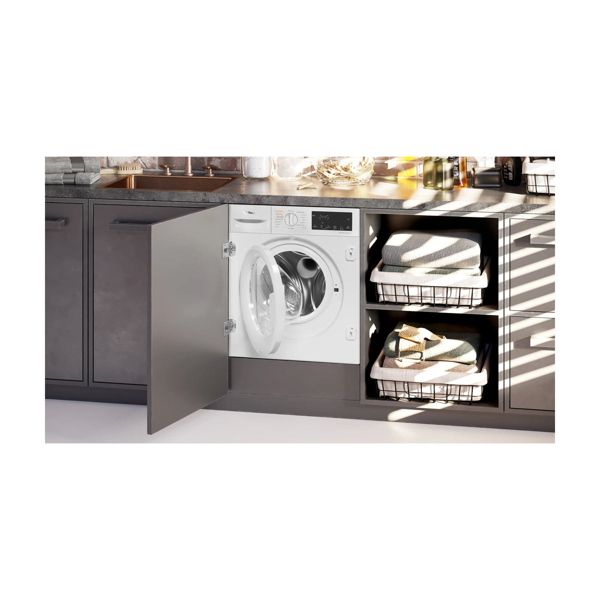 Lavasecadora Balay 3TW887B integrable, 8/5 kg y 1400 rpm