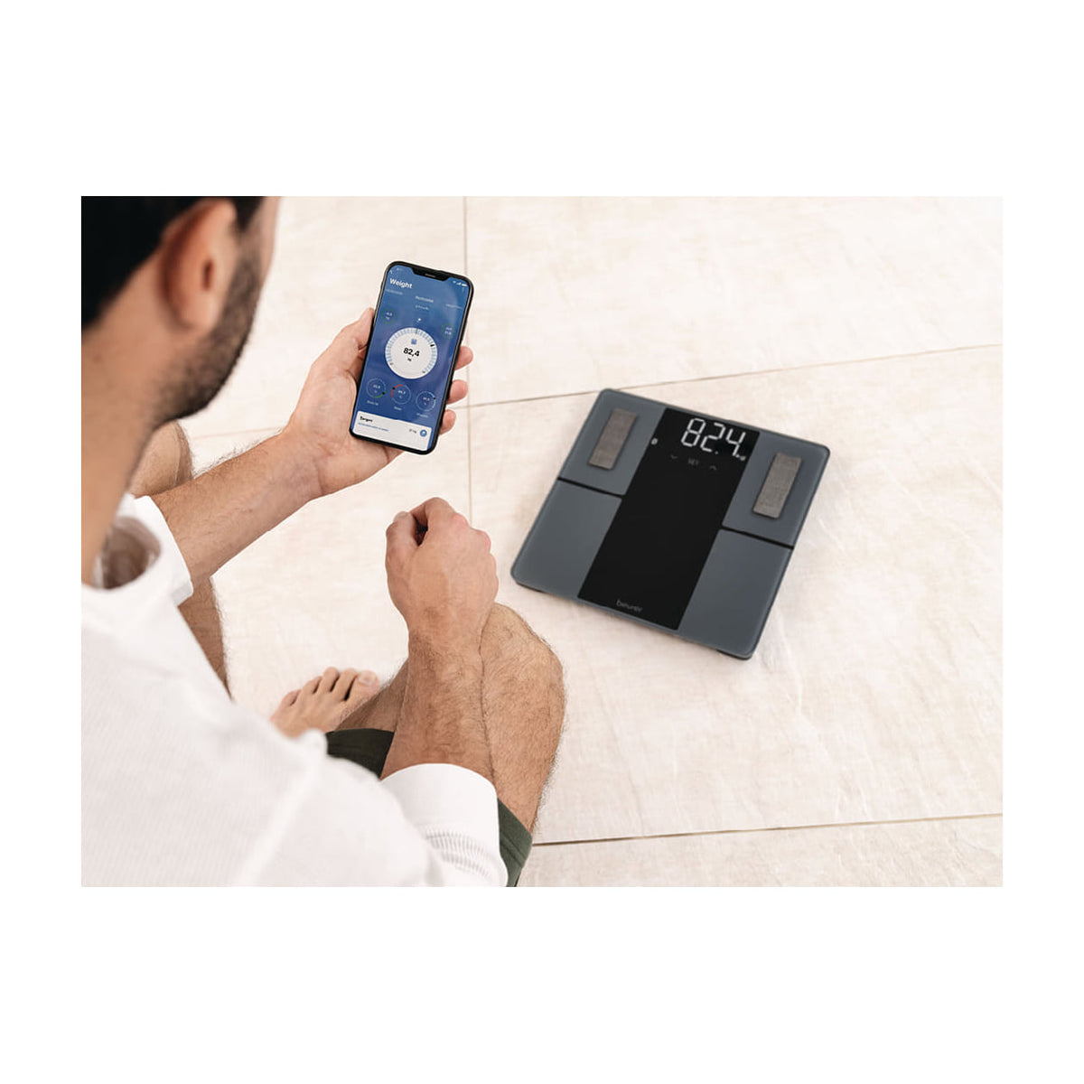 Báscula de baño Beurer BF 500 Super Black Edition con Bluetooth y capacidad de 180 kg