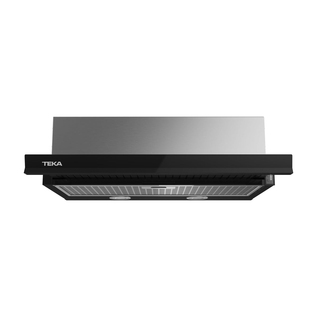 Campana telescópica Teka CNL 6415 negra, 60 cm y LED
