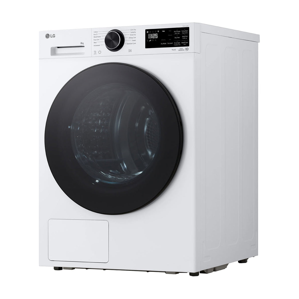 Secadora de bomba de calor LG RHX5008TLB de 8 kg con Wi-Fi
