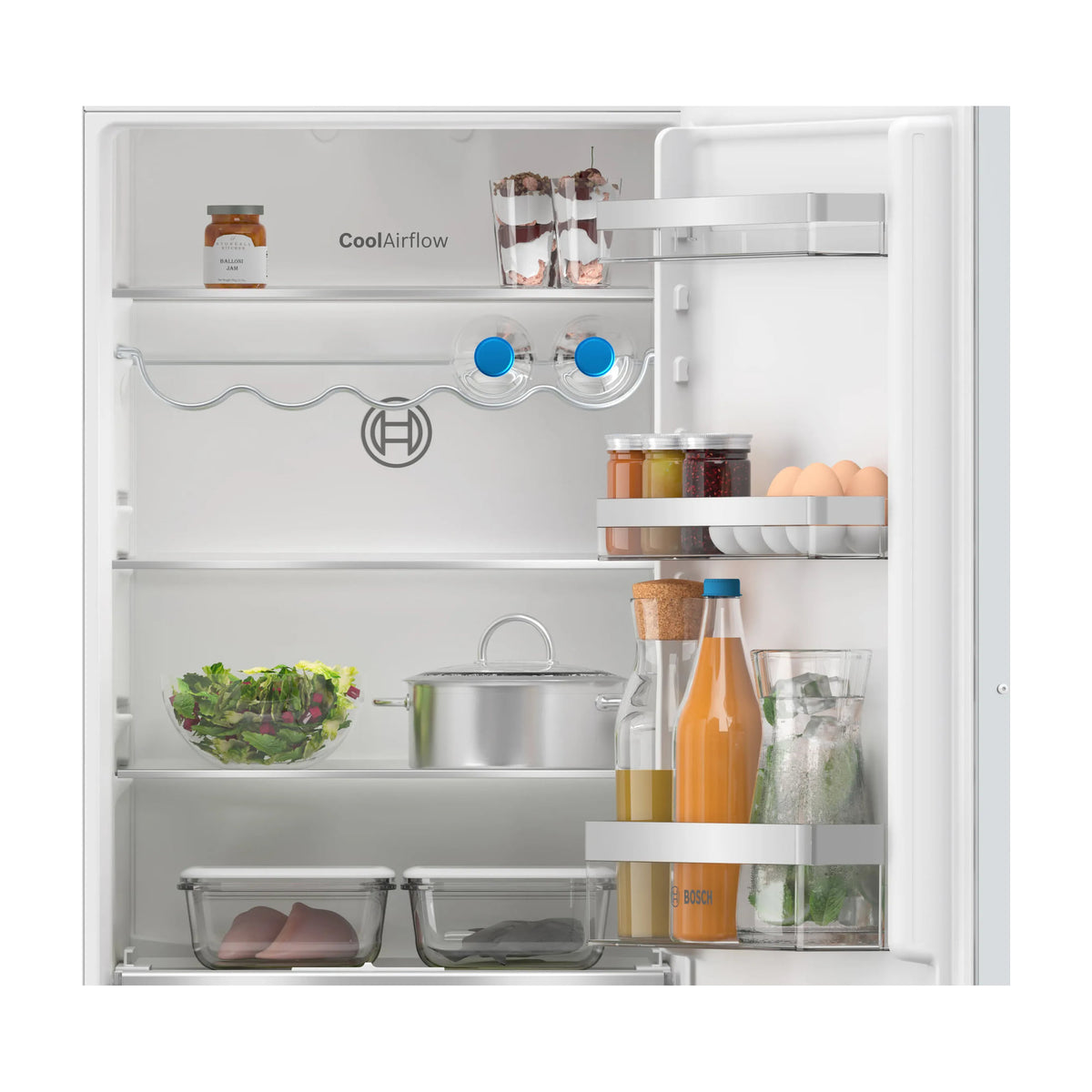 Frigorífico combi integrable Bosch KIV86VSE0, 267 l, LowFrost