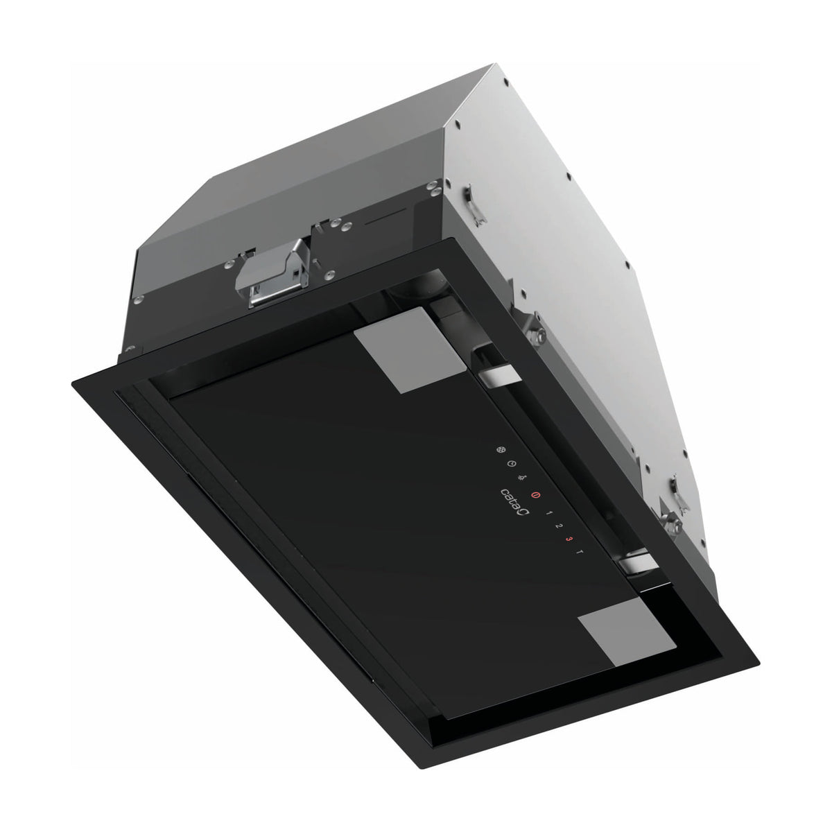 Grupo filtrante CATA GC DUAL 45 BK, cristal negro y extracción de hasta 820 m³/h