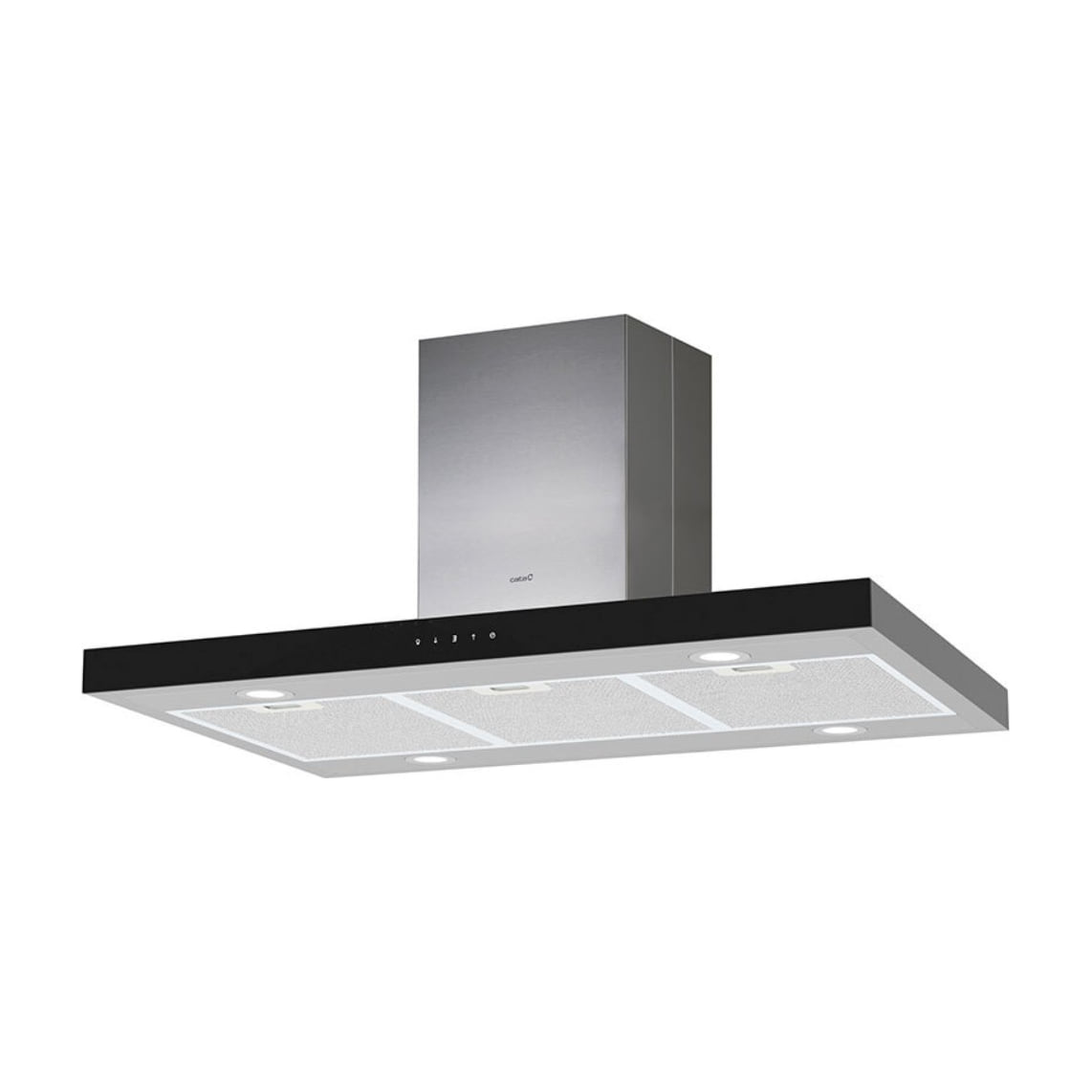 Campana de isla CATA Isla Legend 9010 XGBK de 90 cm con LED regulable