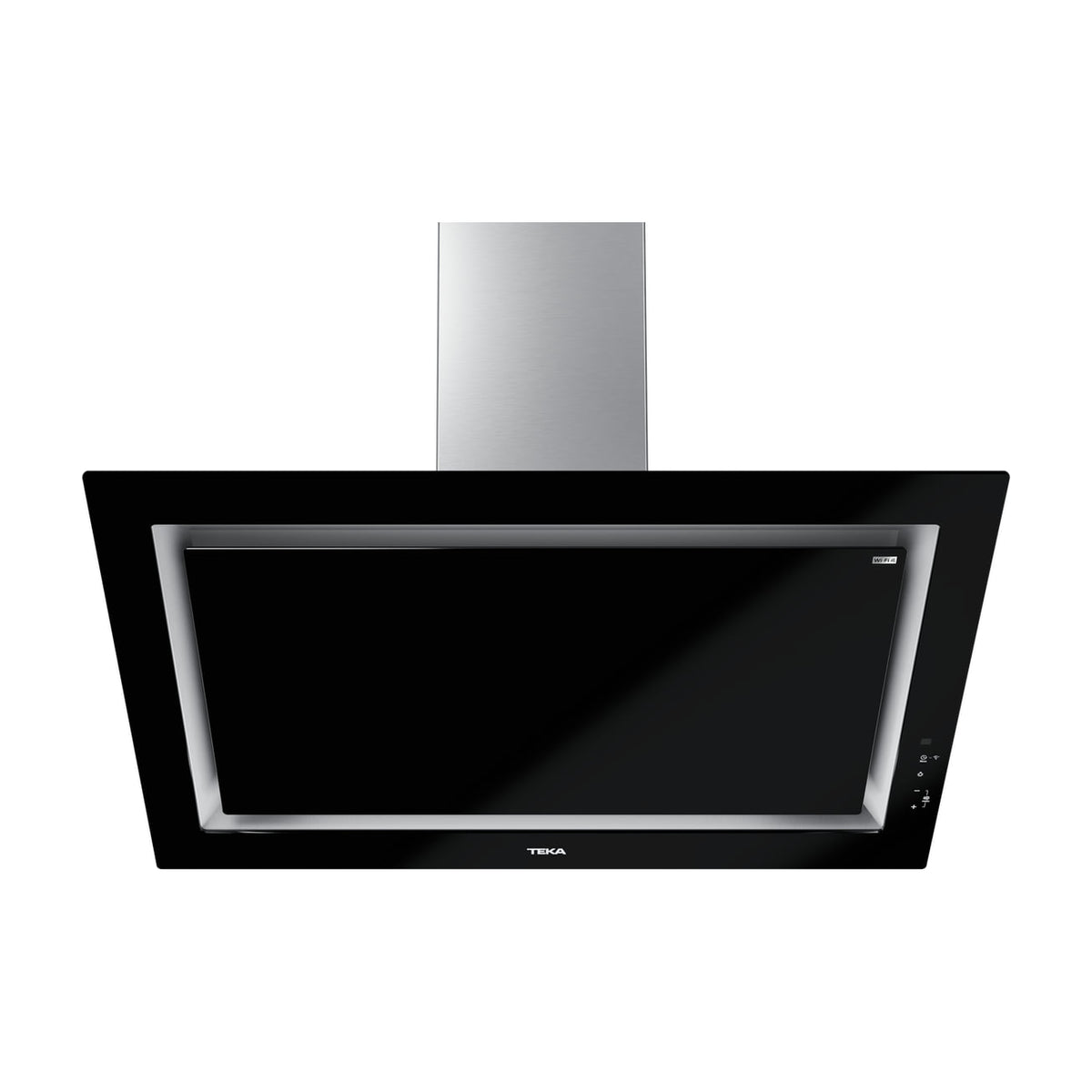 Campana decorativa Teka DLV 99677 TOS BK de 90 cm con Wi-Fi y HobToHood