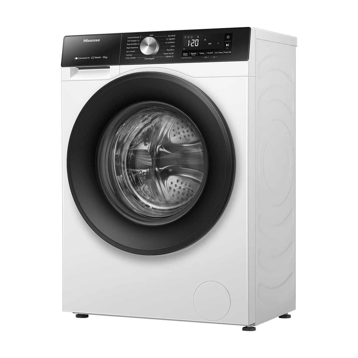 Lavadora Hisense WF3S1043BW1, 10 kg, 1400 rpm