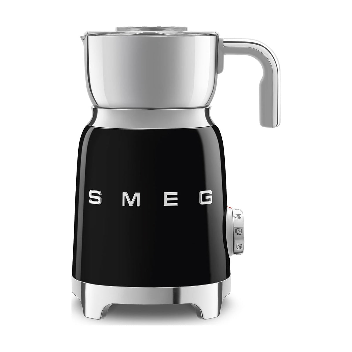 Espumador de leche Smeg MFF11BLEU por inducción, 500 W, negro