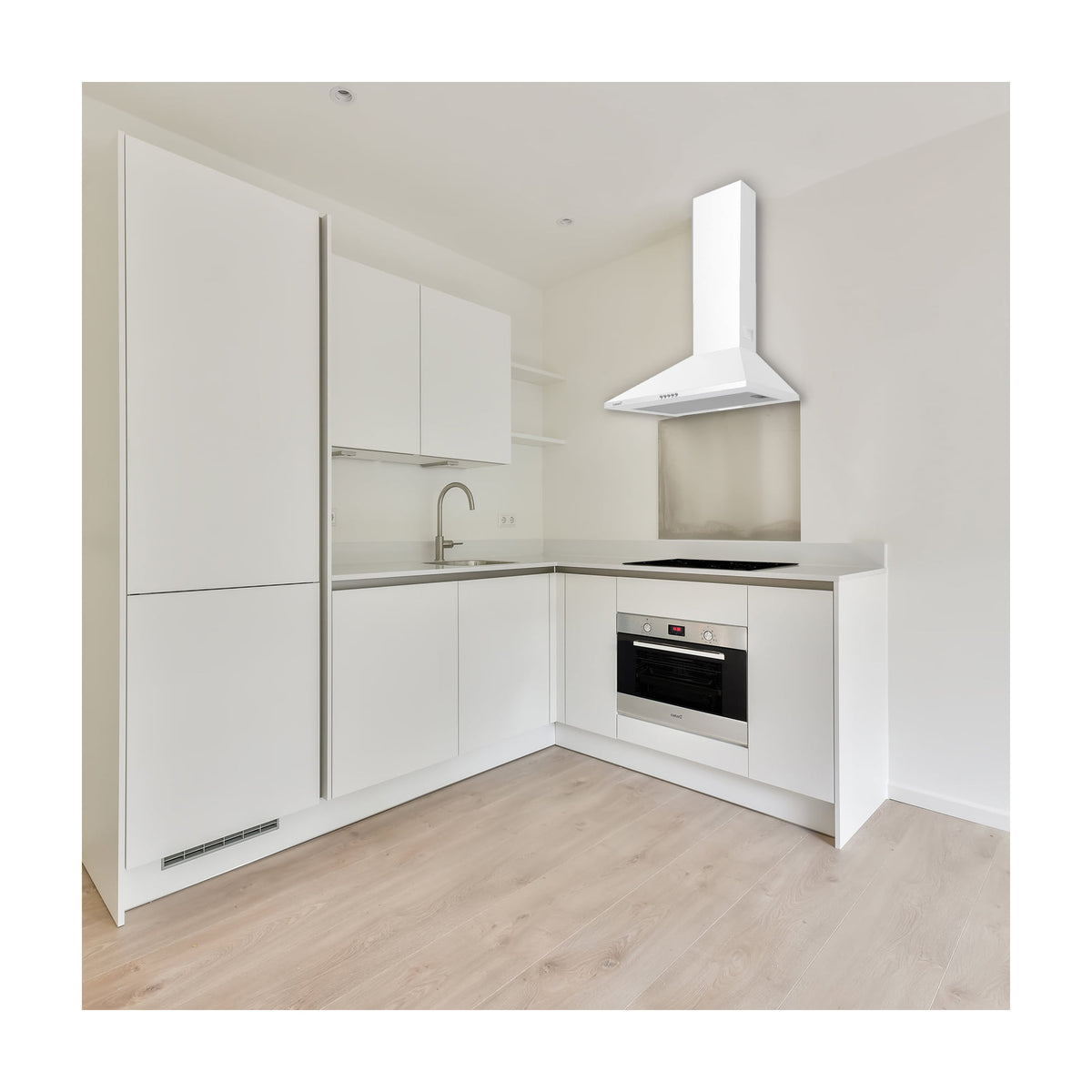 Campana decorativa CATA OMEGA 600 WH blanca, 60 cm y 645 m³/h