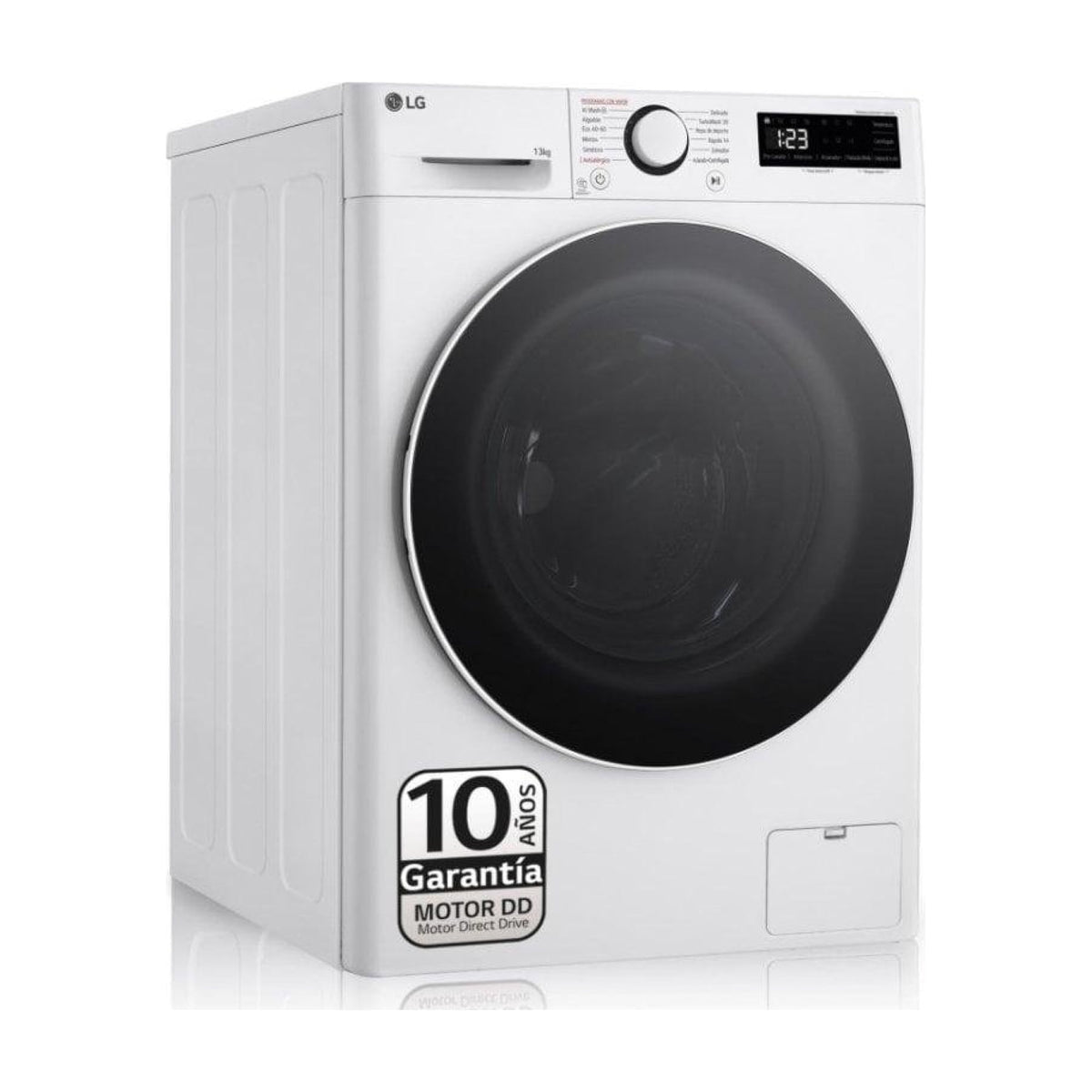 Lavadora LG F4WR6013A0W de 13 kg y 1400 rpm