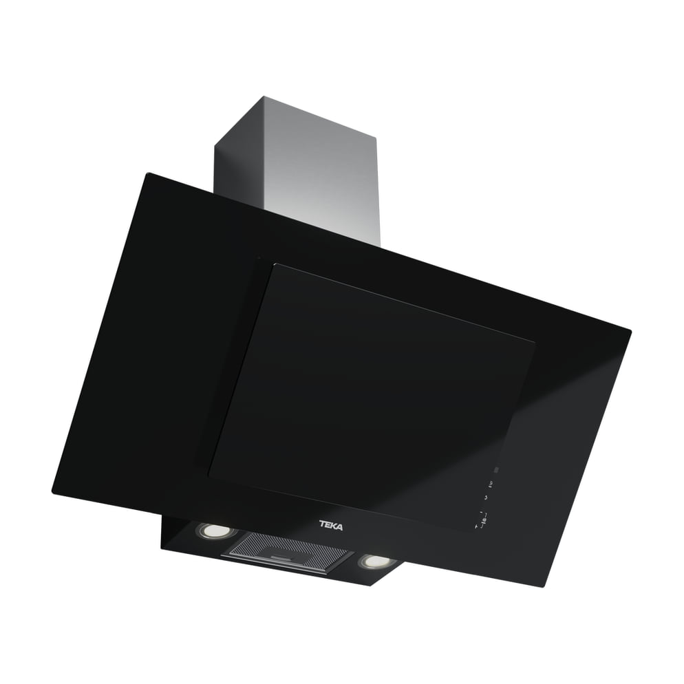 Campana decorativa Teka DVT PRO 98780 TCS BK de 90 cm en cristal negro