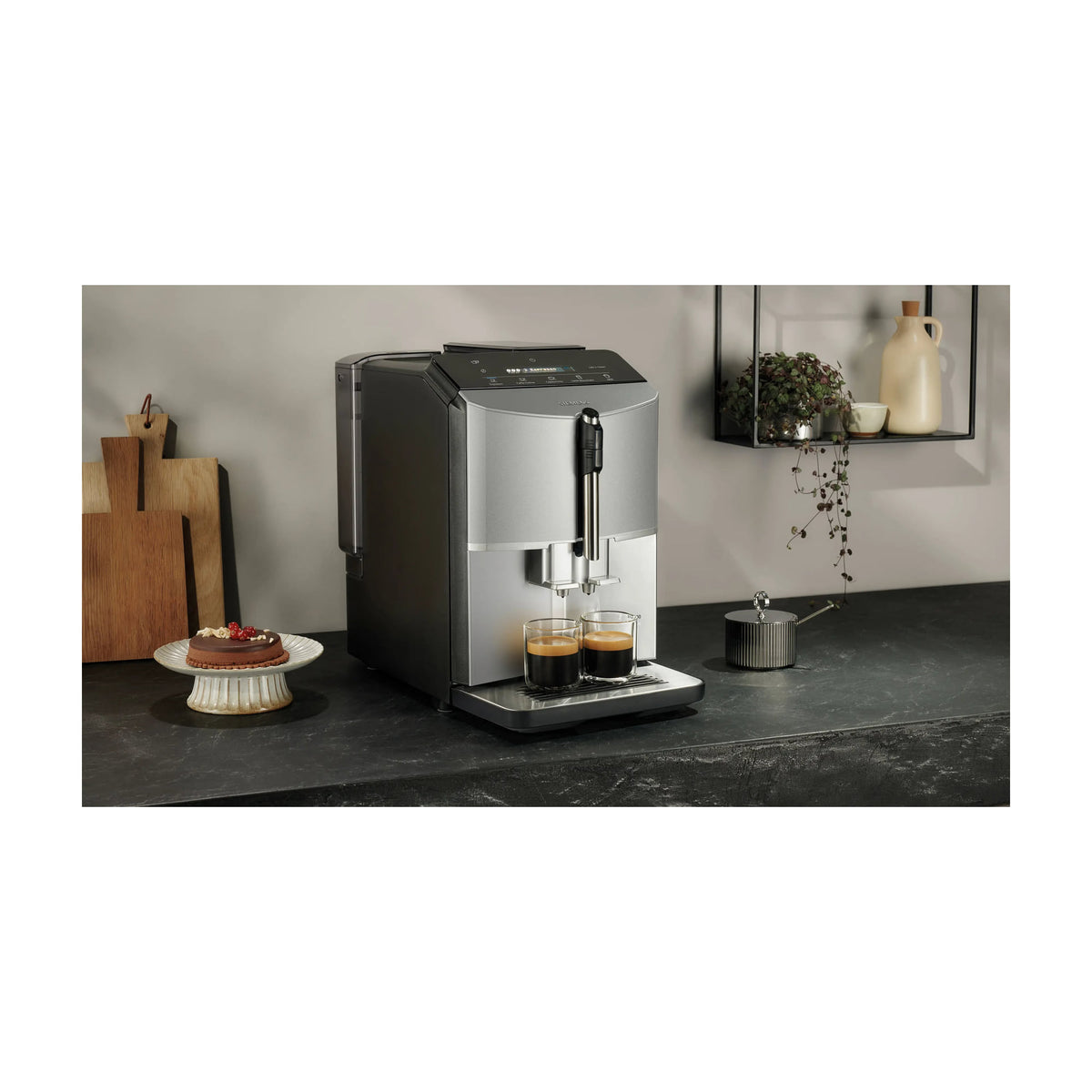 Cafetera superautomática Siemens TF303E07 EQ300, 15 bar y depósito de 1,4 l