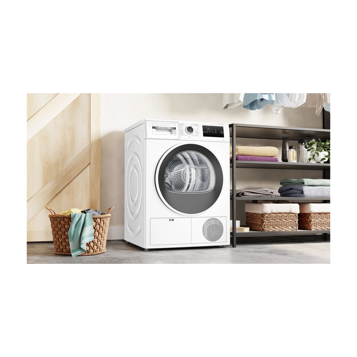 Secadora Bosch WTR83200ES con bomba de calor, 8 kg y AutoDry