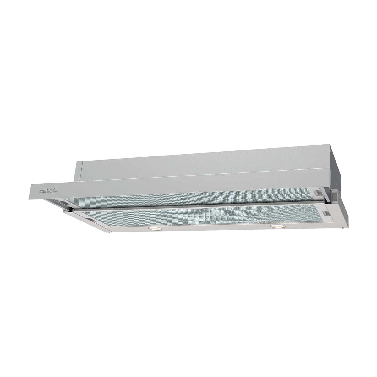 Campana telescópica Cata TF-2003 Duralum 900, 90 cm, inox antihuellas