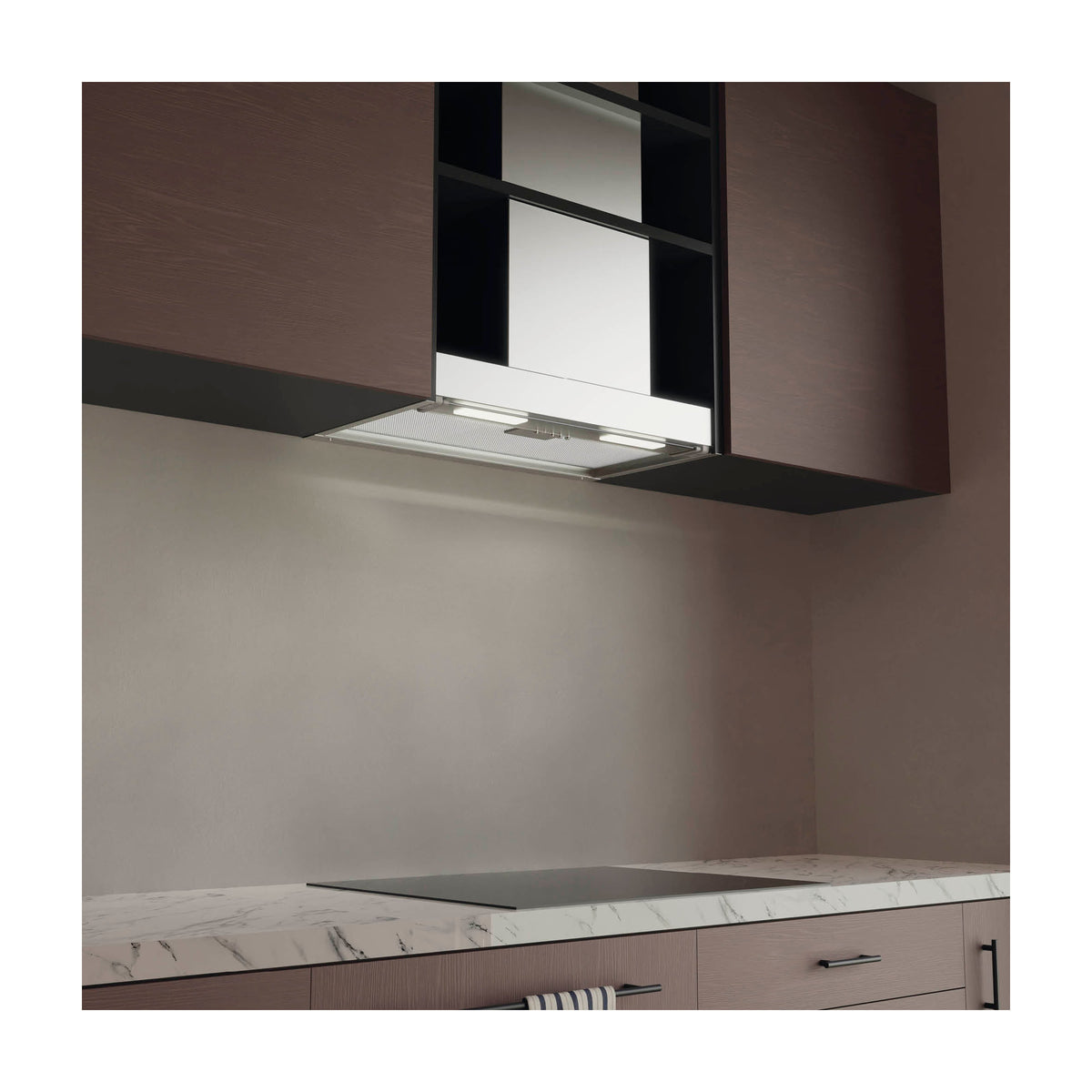 Campana integrable CATA Armonia 60 X inox, 645 m³/h