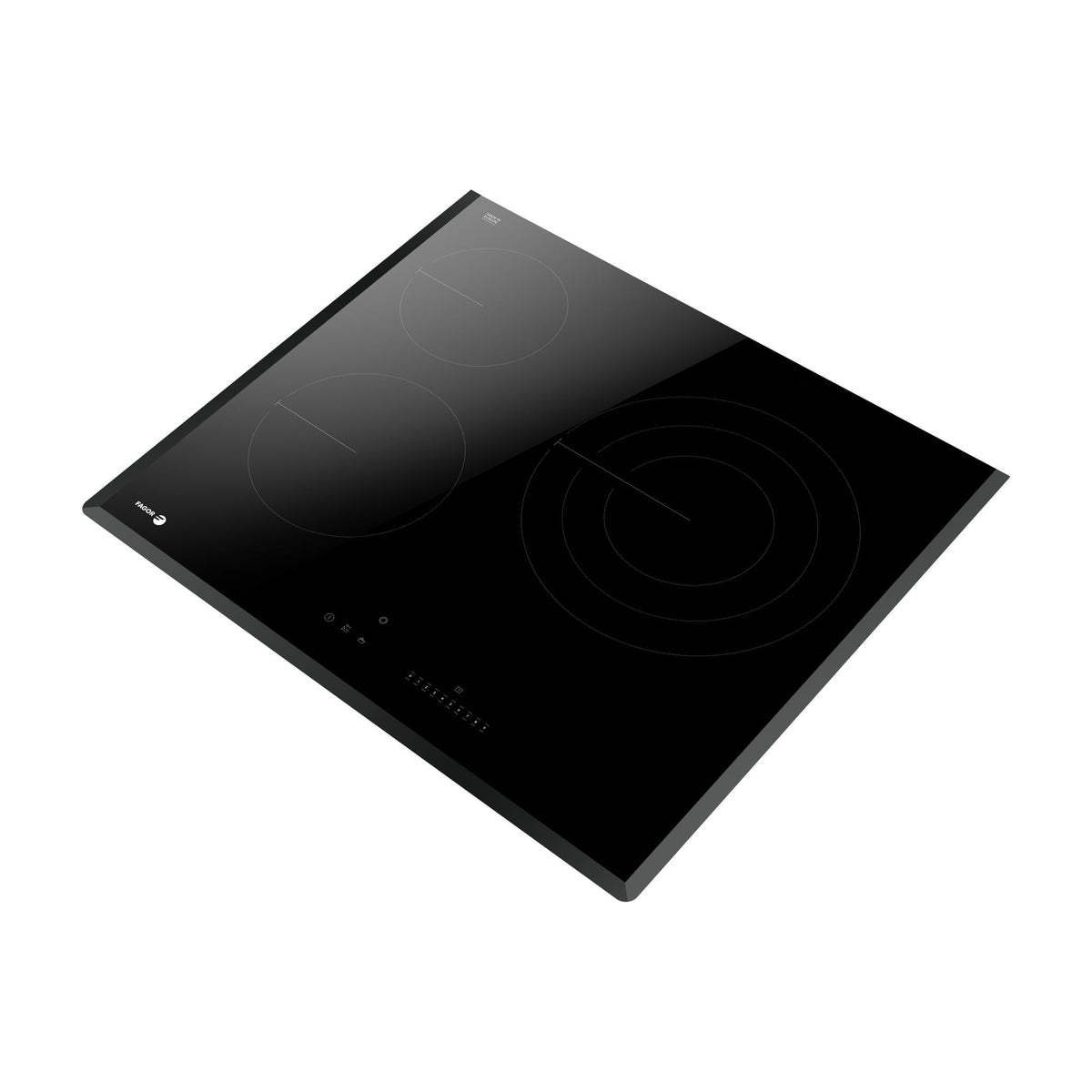 Placa vitrocerámica Fagor 4VFT-330B3S de 3 zonas con control deslizante
