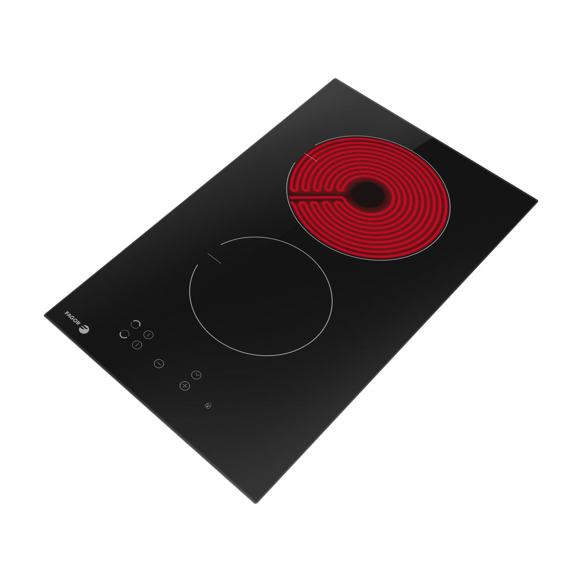 Placa vitrocerámica Fagor 3MFT-2AC de 30 cm con 2 zonas