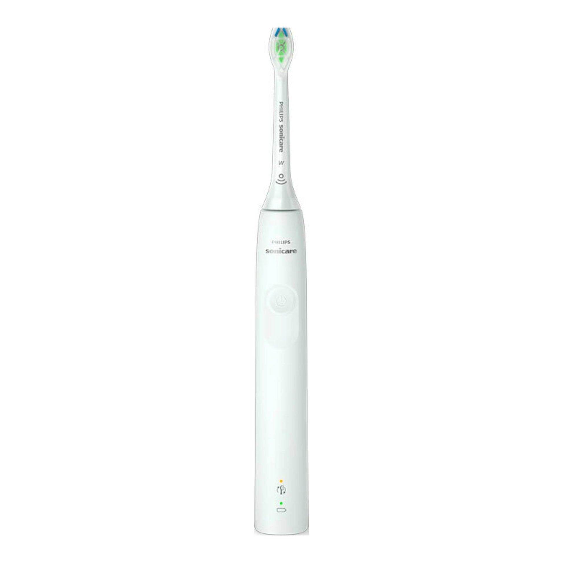 Cepillo dental eléctrico Philips Sonicare HX3681/33 blanco, vista frontal.