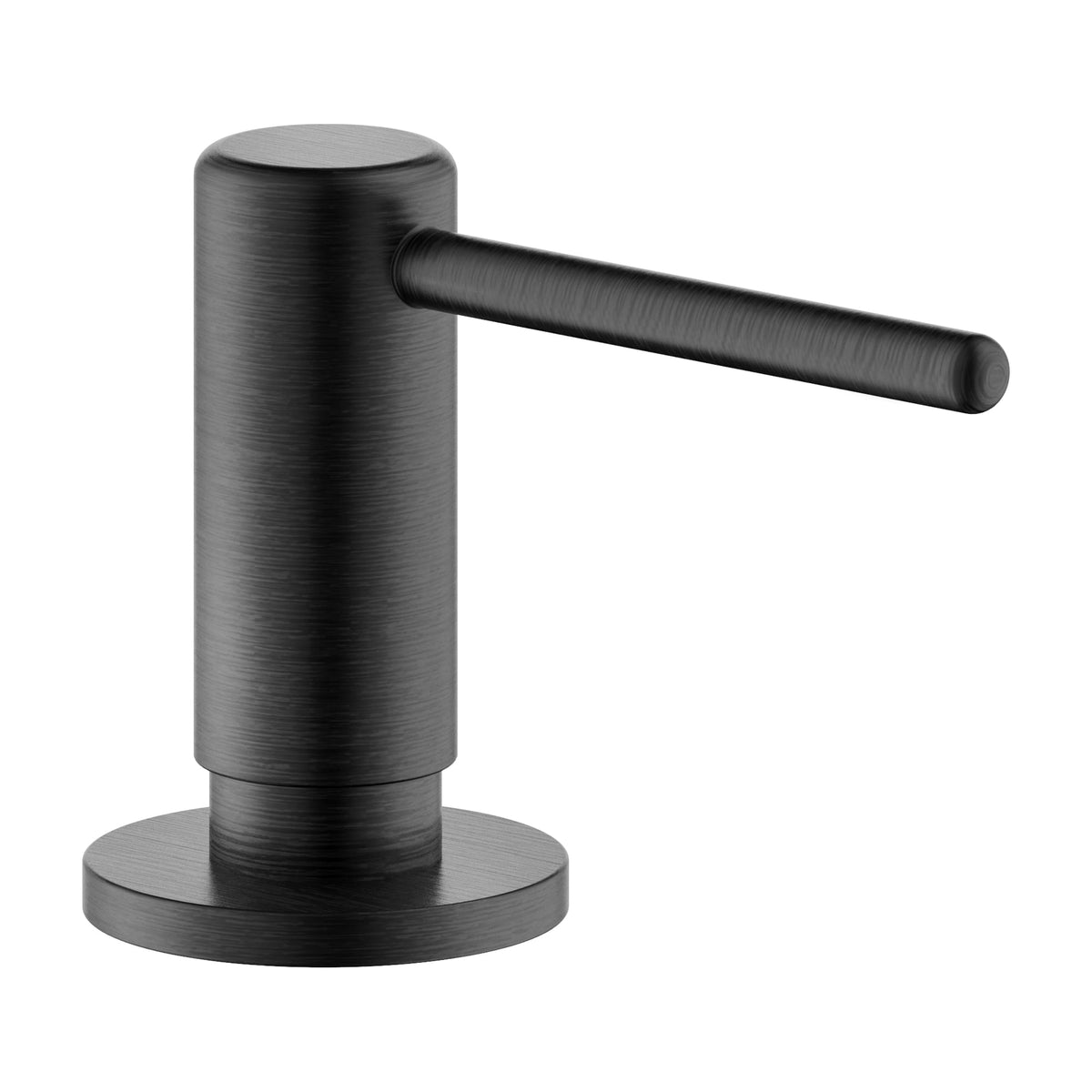 Dispensador de jabón Nobili AVP3534GUP empotrado, 300 ml, grafito cepillado PVD