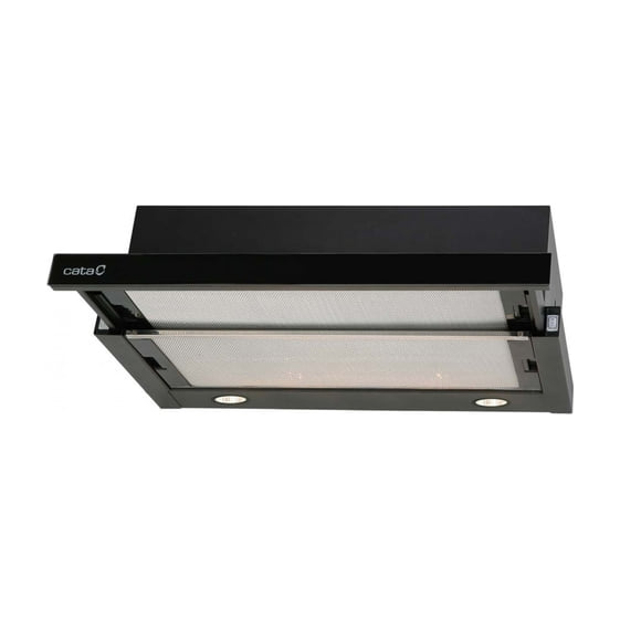 Campana telescópica CATA TF-2003 600 GBK /B, 60 cm, cristal negro