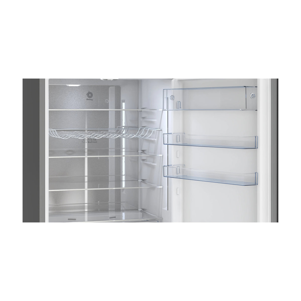 Frigorífico combi Balay 3KFC879NI de 440 l, Total No Frost y cristal negro