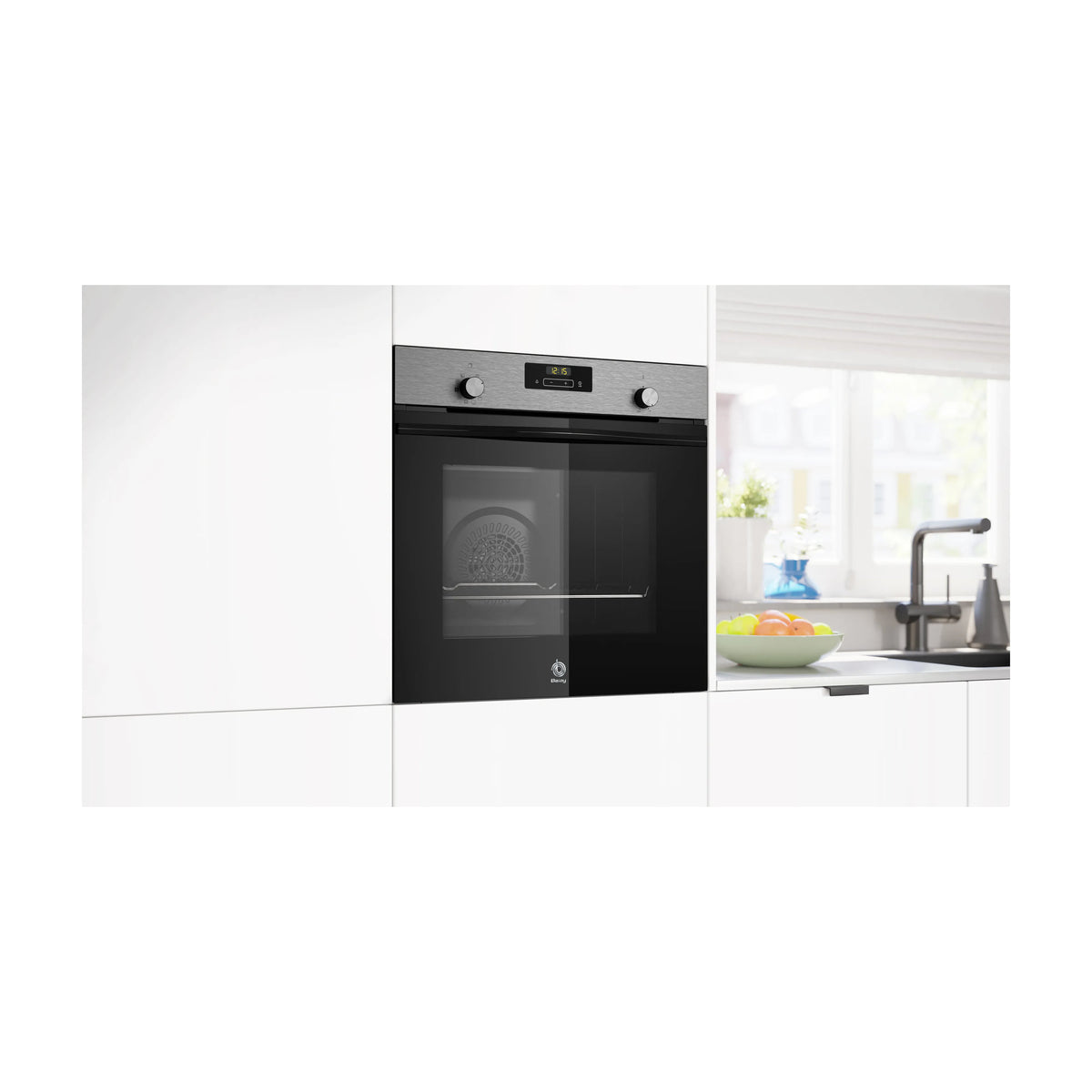 Horno multifunción Balay 3HA4031X3 de 71 l con vapor añadido y Aqualisis