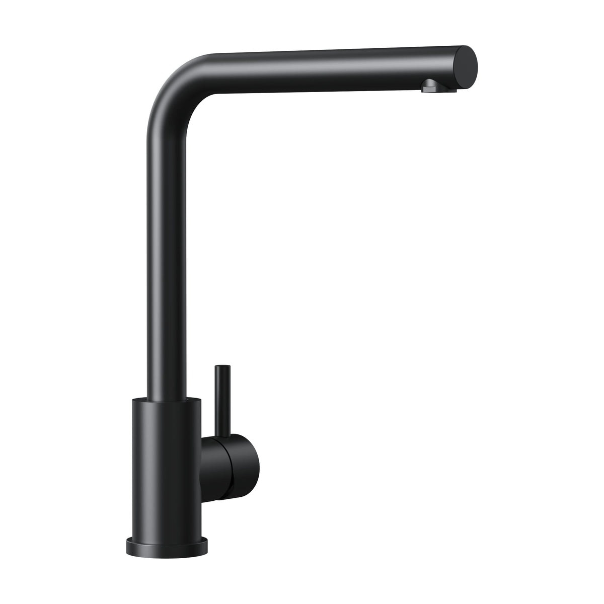 Grifo de cocina Teka UNI 9330 BK monomando, caño alto y giro de 360°