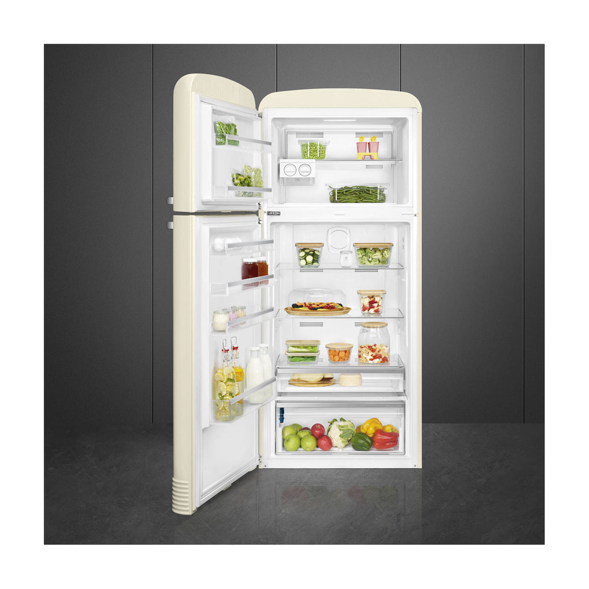 Frigorífico de dos puertas Smeg FAB50LCR5, 524 l, Total No Frost