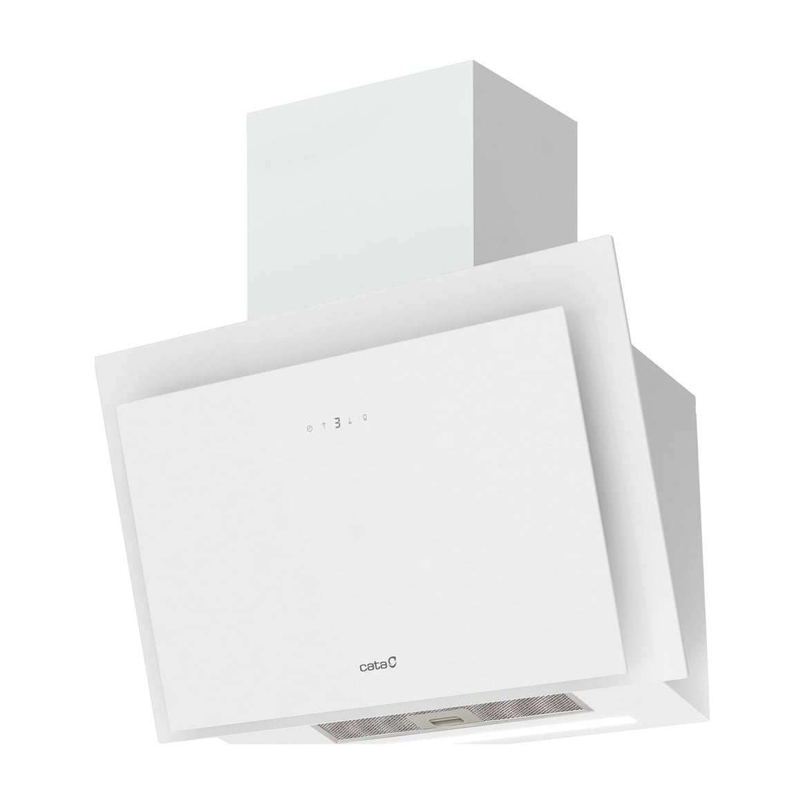 Campana extractora CATA Thalassa Pro 700 GWH de 70 cm en cristal blanco