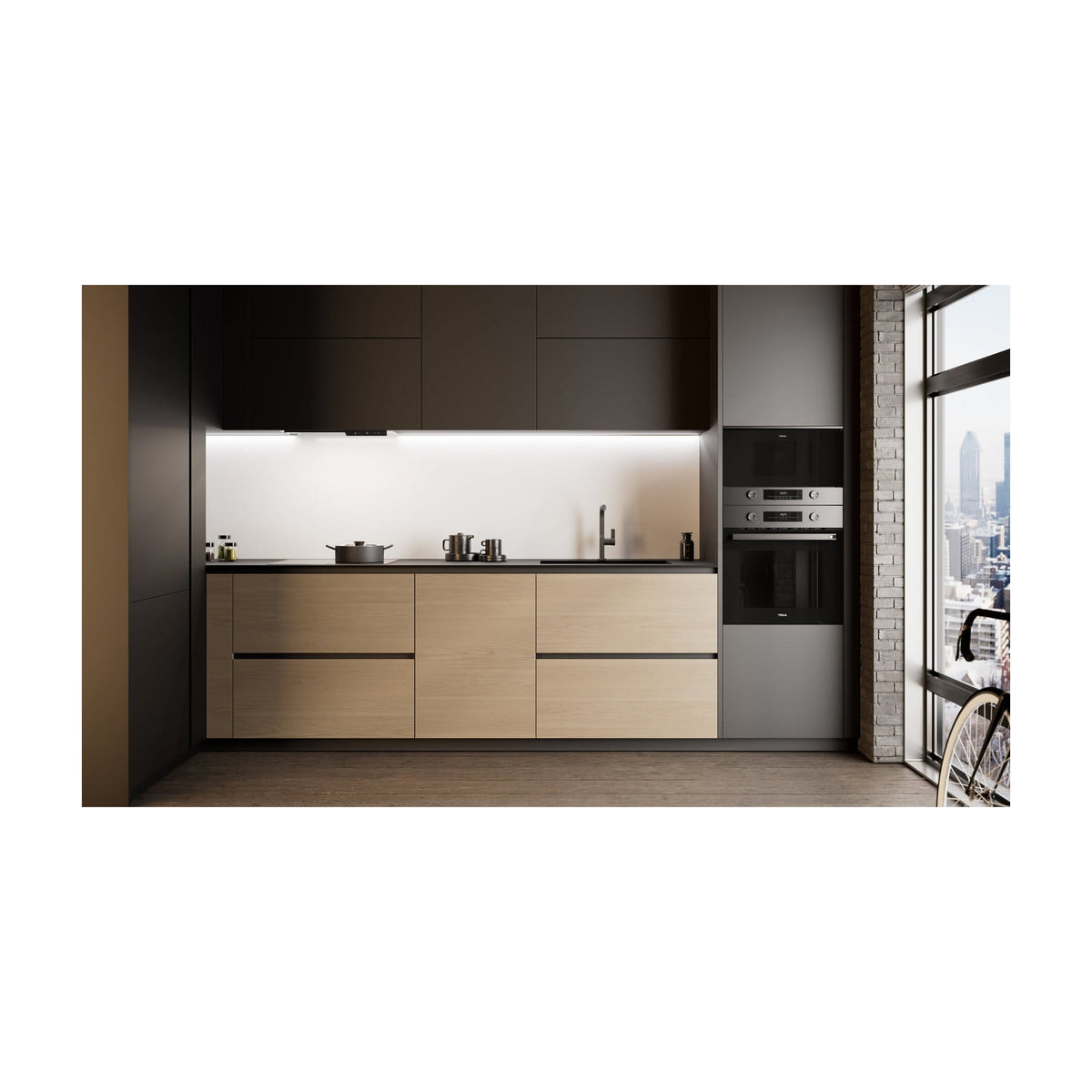 Microondas integrable Teka NEO MS 6220 BIS L SS de 22 l con grill y base cerámica