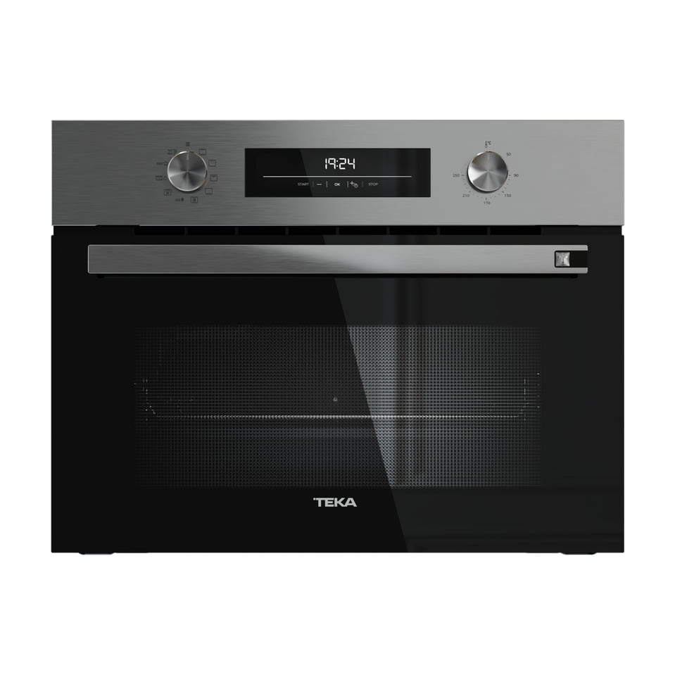 Horno multifunción compacto Teka NEO HSC 6350 Inox, 44 litros e HydroClean