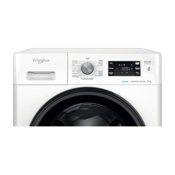 Lavadora Whirlpool FFB 8489 BV SPT de 8 kg y 1400 rpm